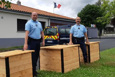 Des composteurs installés à la gendarmerie