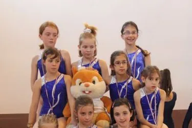 Quatre équipes de gymnastes de Viscomtat en compétition à Gerzat