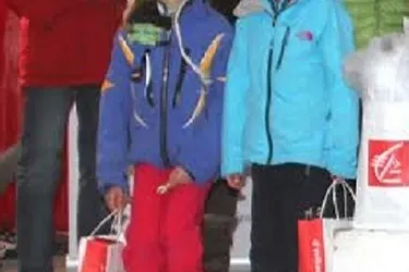 Un podium pour deux jeunes skieuses