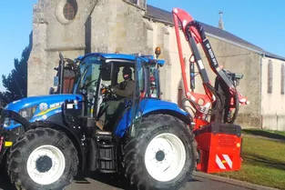 La commune a investi dans un tracteur