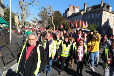 Réforme des retraites : 600 manifestants à Brive et une grosse coupure de courant