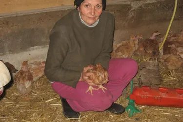 Isabelle, assistante sociale, est devenue agricultrice aux côtés de son mari à La Chezotte