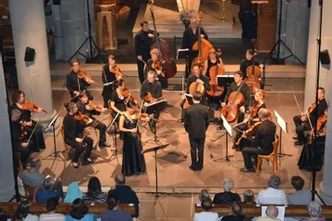 L’Orchestre d’Auvergne s’est produit en l’église, mardi