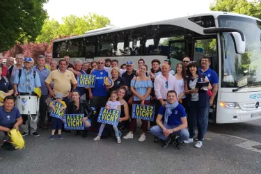 Les supporters du RC Vichy sont partis à Guéret en bus ce matin