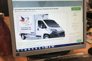 Le Secours populaire de la Corrèze lance une souscription sur le web pour un camion frigorifique