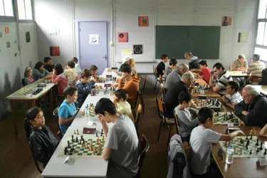 Michel Saucey, maître du tournoi d’échecs