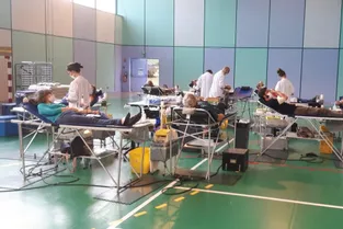 La collecte de sang a attiré plus de personnes que d’habitude