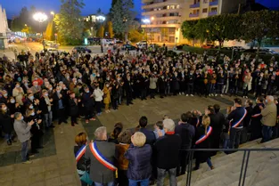 Près de 600 personnes rassemblées à Vichy et Cusset pour honorer la mémoire de Samuel Paty