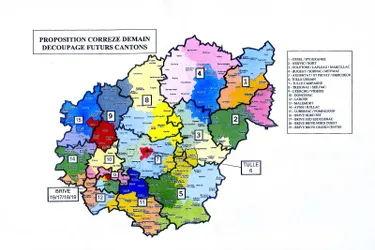 Redécoupage cantonal en Corrèze : la contre-carte de la droite