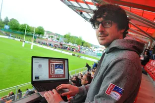 Maxime Claux soigne l’image du Stade Aurillacois sur les réseaux sociaux