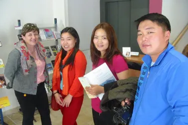 Une délégation mongole en visite
