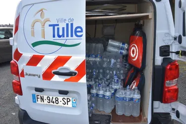Coupure d'eau dans trois quartiers de Tulle : réalimentation provisoire et distribution d'eau en bouteille
