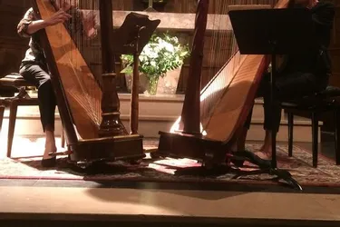 Un duo de harpes envoûtant pour le Meeting musical des Monts Dore