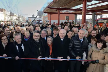 Le pôle d'échanges intermodal de la gare a été inauguré en présence de Guillaume Pépy