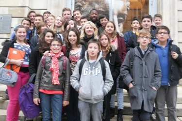 Les élèves de 4e de Notre Dame à Bordeaux