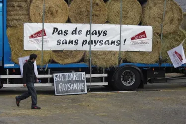 Les Jeunes agriculteurs de Xaintrie solidaires des éleveurs du Cantal