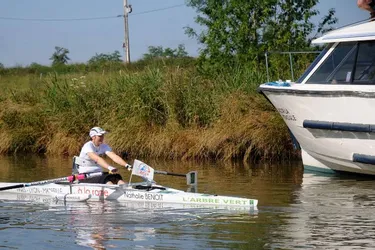 Nathalie Benoît, médaillée paralympique à Londres, sur le canal latéral à la Loire ce week-end