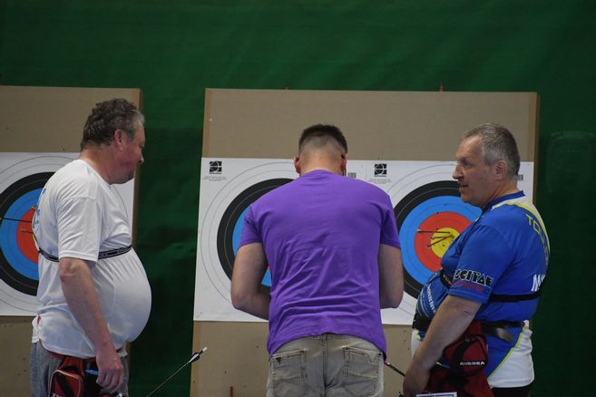 Sport adapted French championships para shooting archery in Bourges