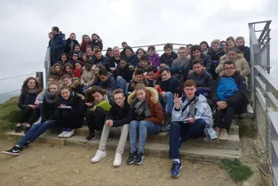 Les élèves de Jean-Rostand en Normandie