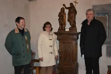 Les deux statues restaurées ont rejoint leur église