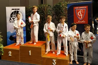 Les jeunes judokas du plateau médaillés