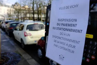 Bug des horodateurs à Vichy : la situation devrait rentrer dans l’ordre lundi