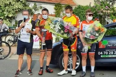 Luc Helies, de l'Union vélocipédique de Saint-Eloy-les-Mines (Puy-de-Dôme), est vainqueur en C3 Ufolep