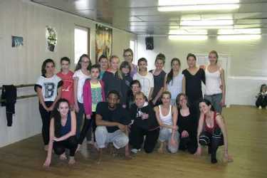 Deux stars de la danse ont travaillé durant deux jours avec les élèves de Laure Guérin