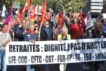 Une centaine de manifestants à Brive pour la défense des retraites