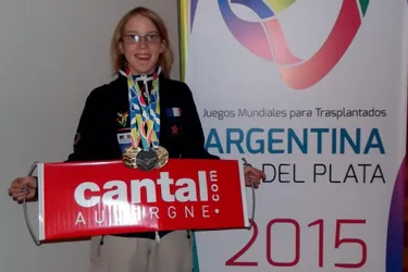 Jeanne Carles s’illustre aux Jeux mondiaux des transplantés