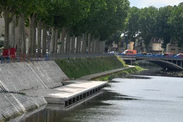 Un retard de plusieurs mois pour le chantier d'aménagement des rives du Cher CMontluçon (Allier) en raison de la crise sanitaire