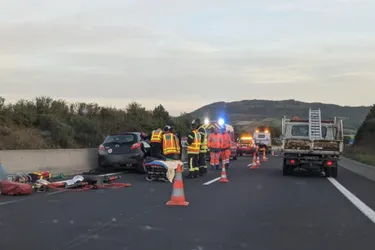 Une conductrice blessée dans un accident sur l'A75 à Montpeyroux (Puy-de-Dôme)