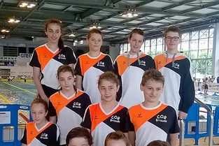 Onze jeunes nageurs du COB en meeting à Clermont