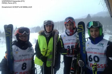 Des champions académiques de ski alpin au collège Teilhard-de-Chardin