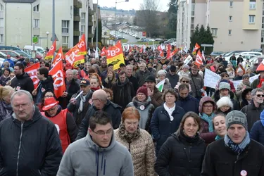 Entre 950 et 1.100 manifestants à Guéret
