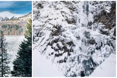 Cascades glacées et lacs gelés dans le Sancy : vos plus belles photos sur Instagram