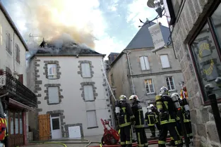 Creuse : un incendie ravage un immeuble d'habitation à La Souterraine