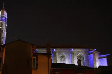 Notre-Dame de Montferrand illuminée