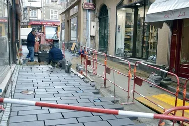 Le chantier des aménagements urbains de l’axe rue du Bourg-rue Conchette se poursuit