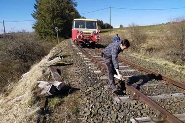 De nombreux travaux ont été réalisés par les bénévoles des Chemins de fer de Haute Auvergne
