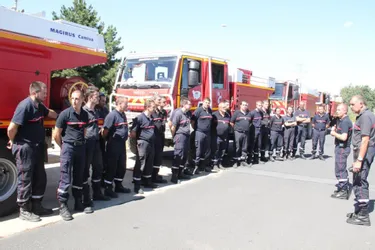 Fin de mission dans le sud de la France pour les sapeurs-pompiers de Haute-Loire