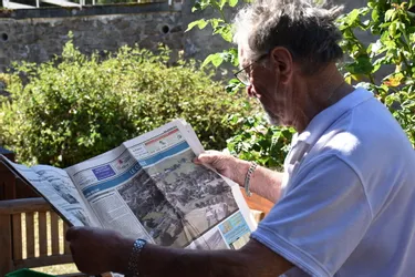 Michel Verdier écrit des articles pour l'édition Cantal de La Montagne depuis 1958
