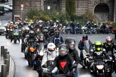 260 motards ont manifesté samedi 13 mars à Clermont-Ferrand
