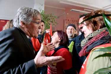 Les manifestants de Guéret ont rencontré Michel Vergnier