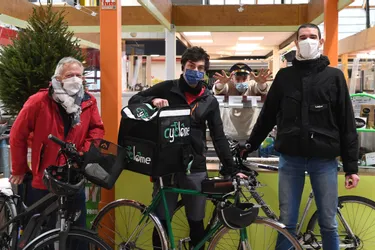Cyclôme, un nouveau service de livraison à vélo, à Clermont-Ferrand