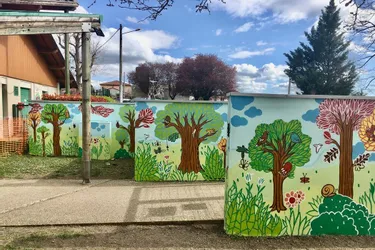 L’art fait le mur à l’école maternelle