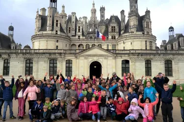 Les écoliers découvrent la vie de château