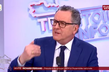 SNCF : Richard Ferrand fustige « les agitateurs qui veulent faire de l’anti-Macron primaire »
