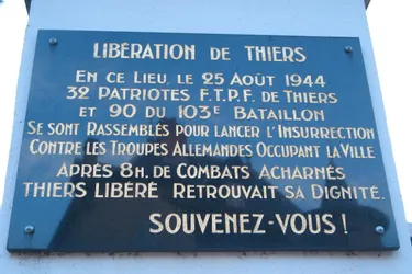 Commémoration de la libération de Thiers