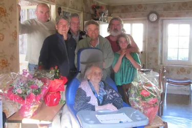 Mme Devaud a fêté ses 104 ans